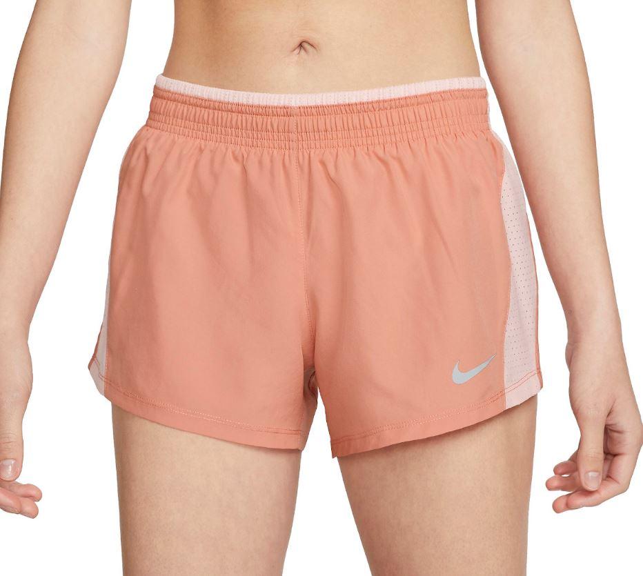 Pantalón Corto Nike 10K Running Short Mujer Naranja Claro