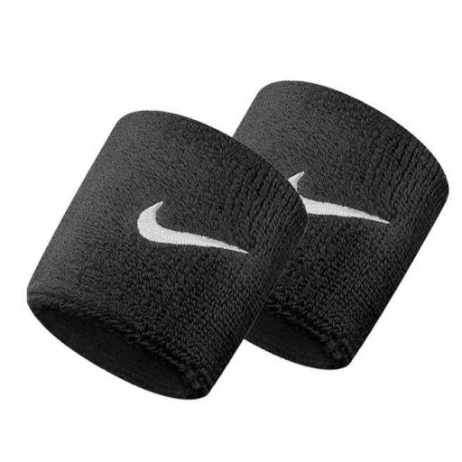 Muñequeras Nike Swoosh Wristband negro [0]