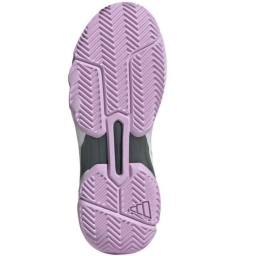 Zapatillas Adidas CourtJam Control 3 W Blanco/Rosa [3]