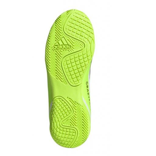 Zapatillas Fútbol Sala Adidas X Crazyfast.4 IN Niños Blanco/Verde [3]