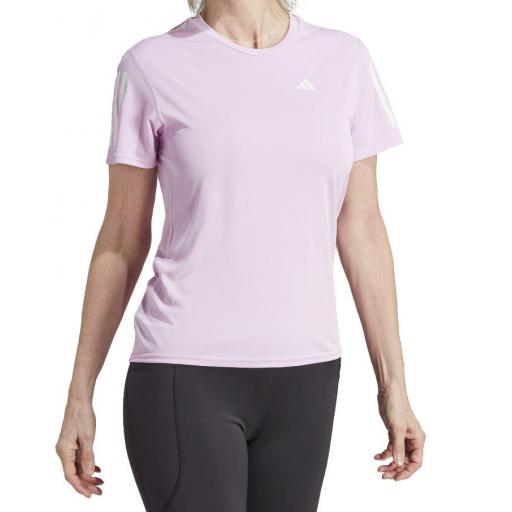 Camiseta Adidas Own The Run Mujer Bliss Lilac [1]