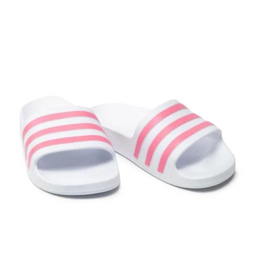 Chanclas Adidas Adilette Aqua Blanco/Rosa [1]