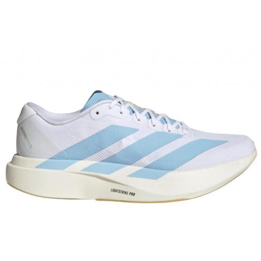 Zapatillas Adidas Adizero EVO SL Woven W Blanco/Azul
