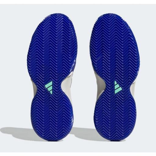 Zapatillas Adidas Barricade Clay W Mujer Blanco/Azul [3]