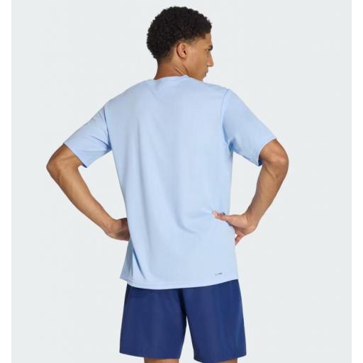 Camiseta Adidas Workout Essentials Azul [3]
