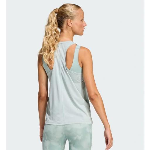 Camiseta Tirantes Adidas Iconic Tank W Verde Sage [3]