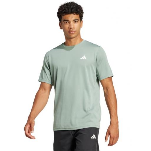 Camiseta Adidas Train Essentials Verde Claro [1]