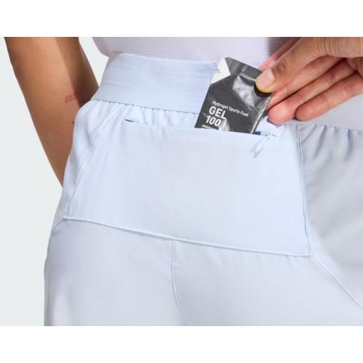 Pantalón Corto Adidas Run Ess W Azul [2]
