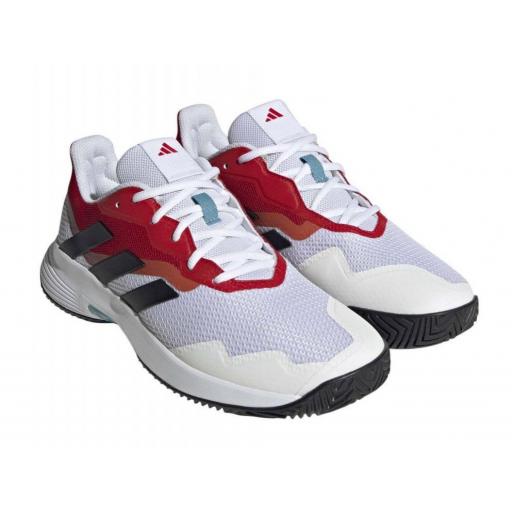 Zapatillas Adidas CourtJam Control M Rojo/Blanco [1]