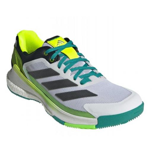 Zapatillas Adidas Crazyquick Boost Padel Blanco/Verde [1]