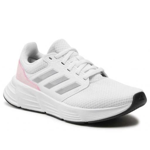 Zapatillas Adidas Galaxy 6 W Blanco/Rosa [1]