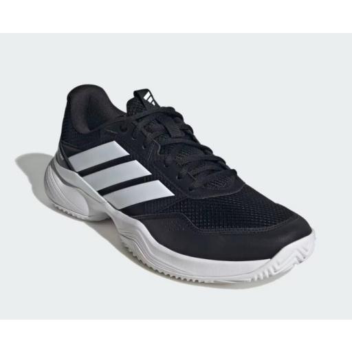 Zapatillas Adidas GameCourt 3 Clay Negro/Blanco [1]