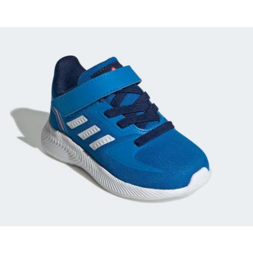 Zapatillas Adidas Runfalcon 2.0 I Velcro Niño Pequeño Azul [1]