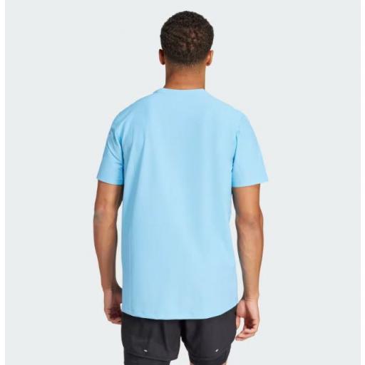 Camiseta Adidas Own The Run Azul Celeste [2]