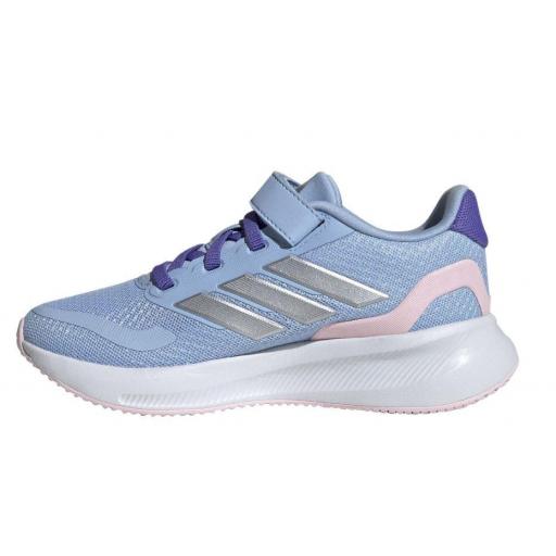 Zapatillas Adidas Runfalcon 5 El C Velcro Celeste [2]