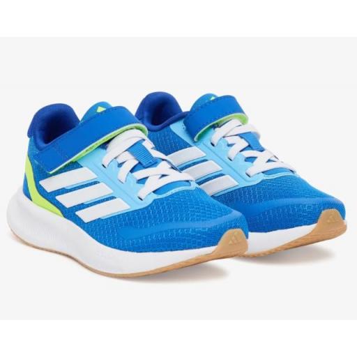 Zapatillas Adidas Runfalcon 5 PS Velcro Azul/Celeste [1]