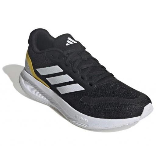 Zapatillas Adidas Runfalcon 5 TM & Smiley Negro/Amarillo [1]