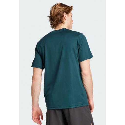 Camiseta Adidas Train Essentials Verde Oscuro [2]