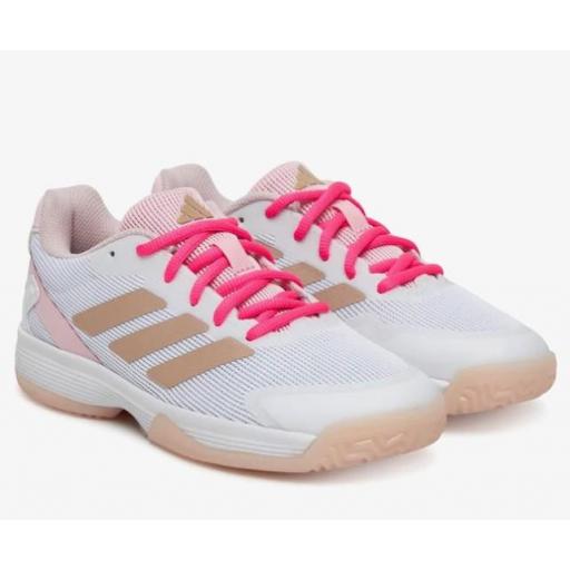 Zapatillas Adidas Ubersonic K Tenis Blanco/Rosa [1]