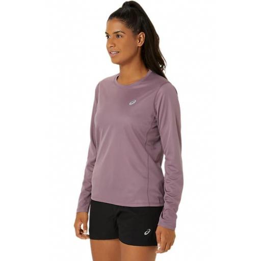 Camiseta Manga Larga Asics Core LS Malva [1]