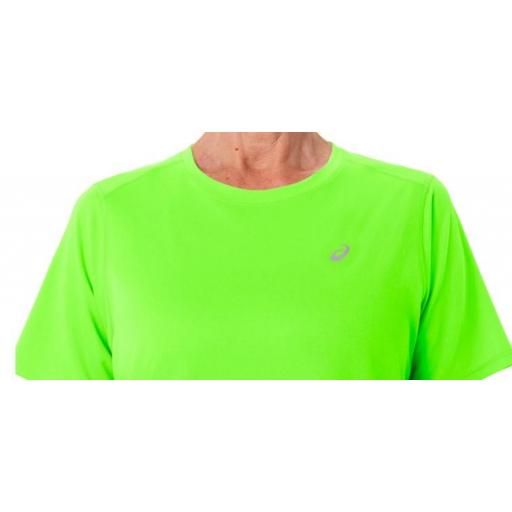 Camiseta Asics Core SS Top Mujer Verde Flúor [1]