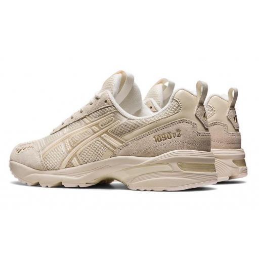 Zapatillas Asics GEL-1090v2 Mujer Crema/Beige [2]