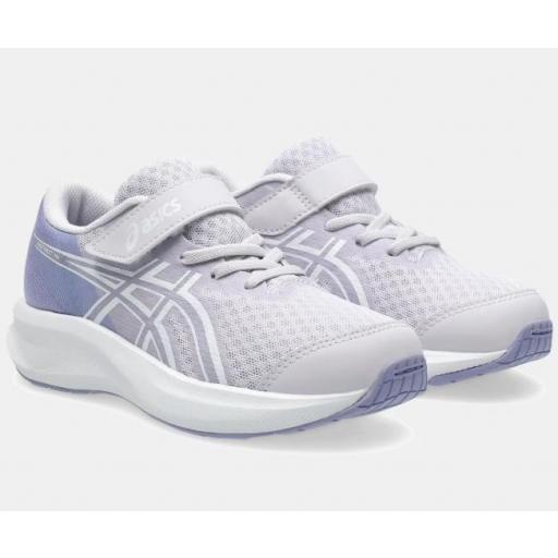 Zapatillas Asics Patriot 14 PS Velcro Gris/Lila [1]