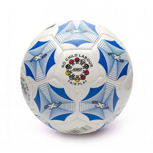 Balón Munich Precision Fútbol Blanco/Azul [1]