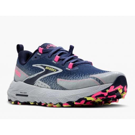 Zapatillas Brooks Cascadia 18 Gris/Azul/Rosa [1]