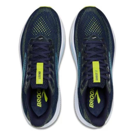 Zapatillas Brooks Ghost 17 Azul Marino/Lima [2]