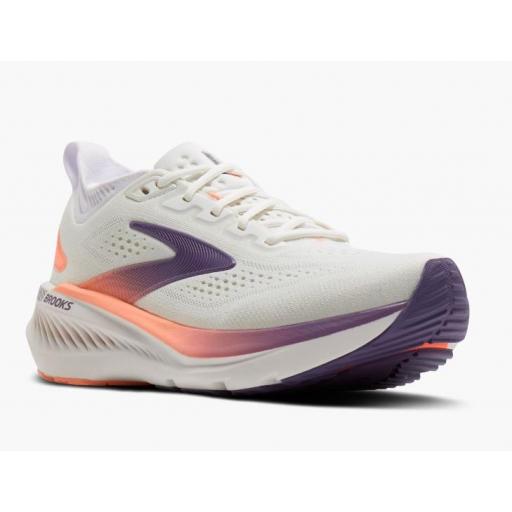 Zapatillas Brooks Glycerin 23 Blanco/Naranja/Morado [1]