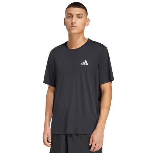 Camiseta Adidas Run Essentials M Negra [1]