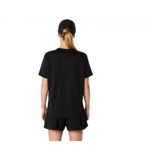 Camiseta Asics Core SS Top Mujer Negro [3]