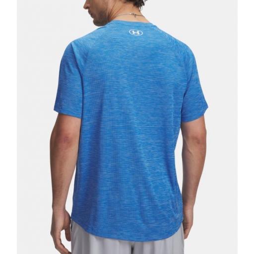 Camiseta Under Armour Tech Textured Blue Atlantic [2]