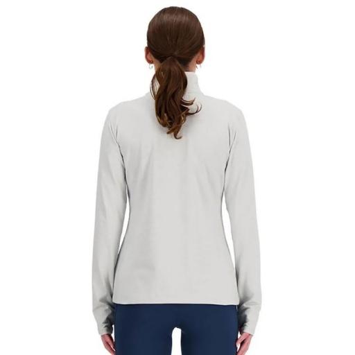 Camiseta Manga Larga New Balance Sport Essentials Mujer Gris [3]