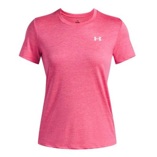 Camiseta Under Armour Tech SSC Twist Rosa [0]