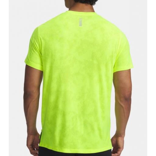 Camiseta Under Armour Launch Camo SS Amarilla [2]