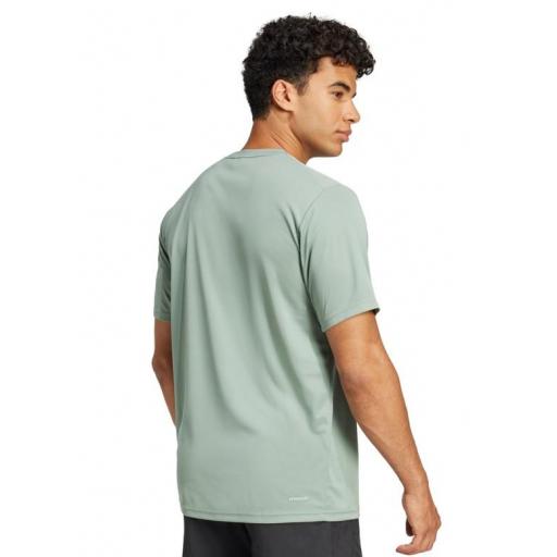 Camiseta Adidas Train Essentials Verde Claro [2]