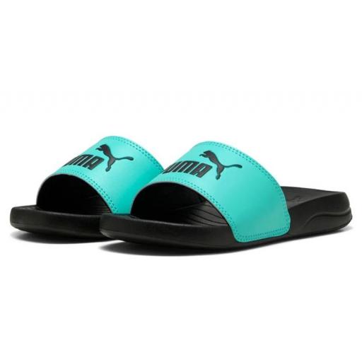 Chanclas Puma Popcat 20 Jr Negro/Verde Agua [2]