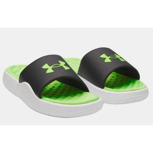 Chanclas Under Armour Ignite Pro 8 Fixed Verde/Negro [1]