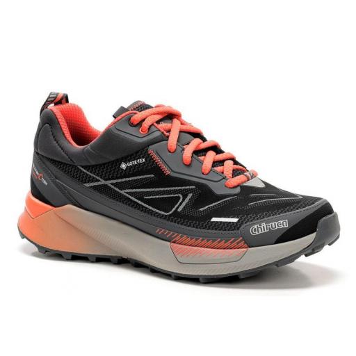 Zapatillas Senderismo Chiruca Sucre Lady 08 GTX Gris/Coral [1]