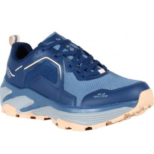 Zapatos Senderismo Hi-Tec Pace WP Mujer Azul/Rosa [1]