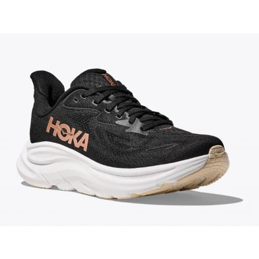 Zapatillas HOKA Clifton 10 Mujer Negro/Bronce [2]