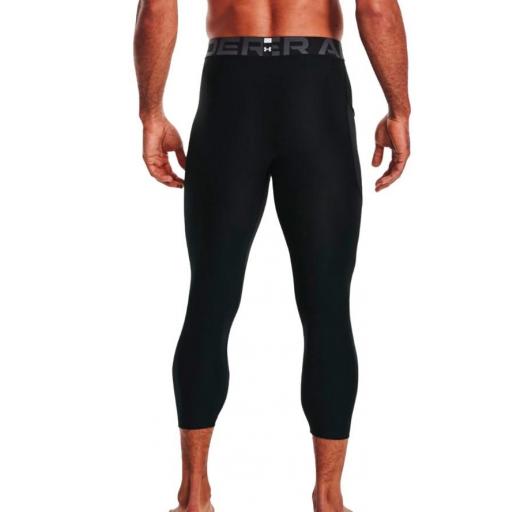 Malla Under Armour HG Armour 3/4 Hombre Negra [2]