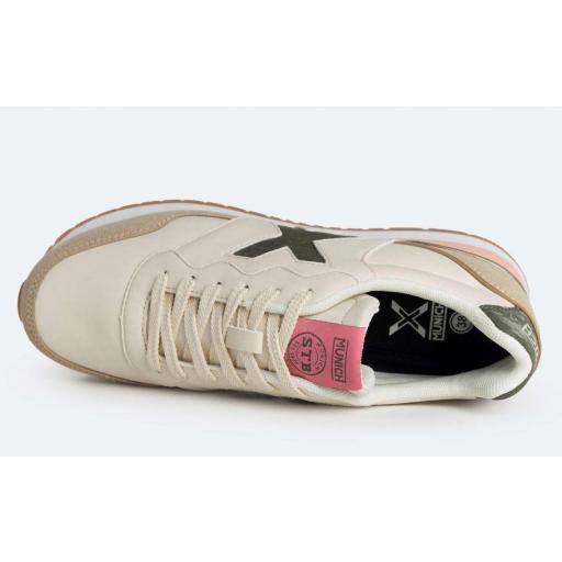 Zapatillas Munich DASH 192 Mujer Beige/Marrón [2]