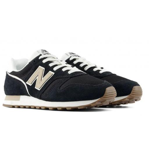 Zapatillas New Balance 373 Mujer Negro/Marrón [1]