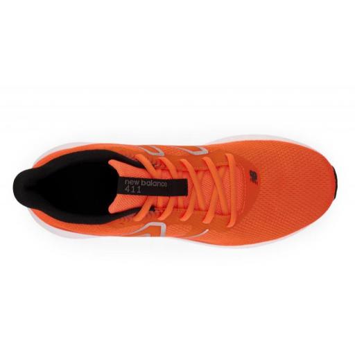 Zapatillas New Balance 411v3 Naranja Fluor [2]