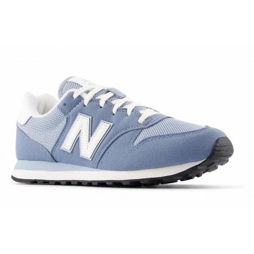 Zapatillas New Balance 500 Mujer Azul/Celeste [1]