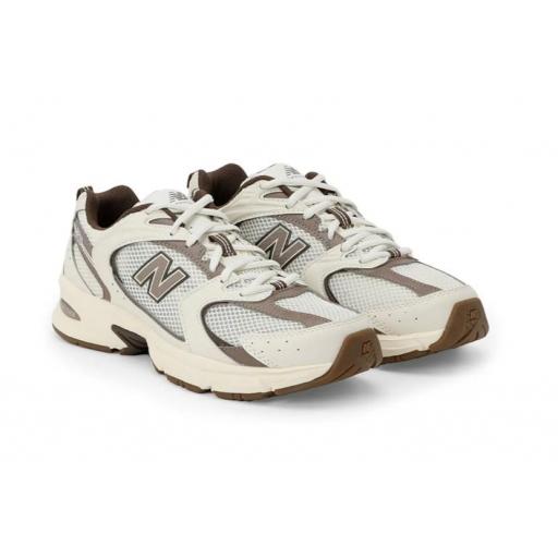 Zapatillas New Balance 530 Beige Claro/Marrón [1]
