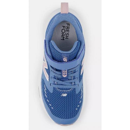 Zapatillas New Balance Fresh Foam 625 Velcro Azul/Rosa [2]